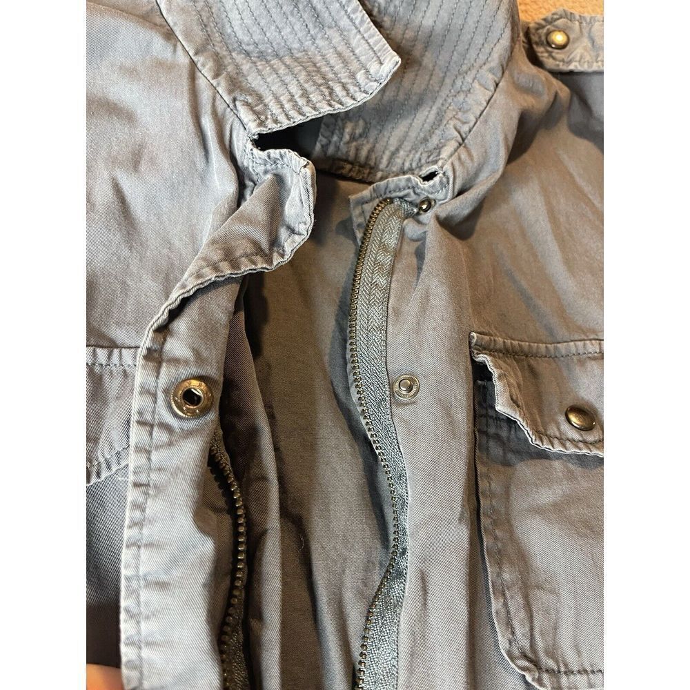 Lily Aldridge for Velvet Graham Spenser Womens Utility Dark Blue Jacket Size S - Picture 4 of 11
